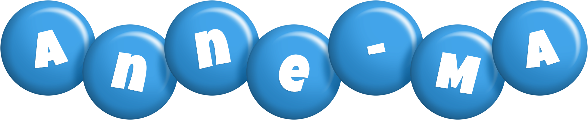 Anne-Ma candy-blue logo