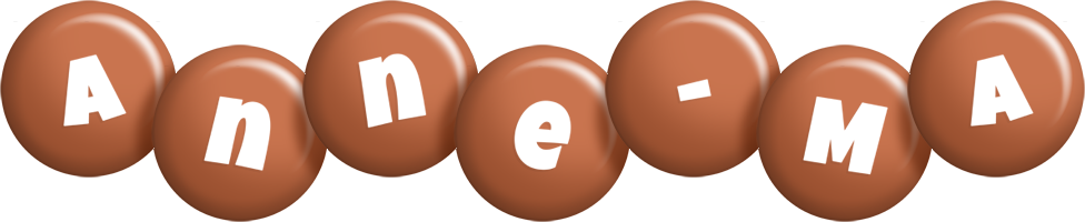 Anne-Ma candy-brown logo