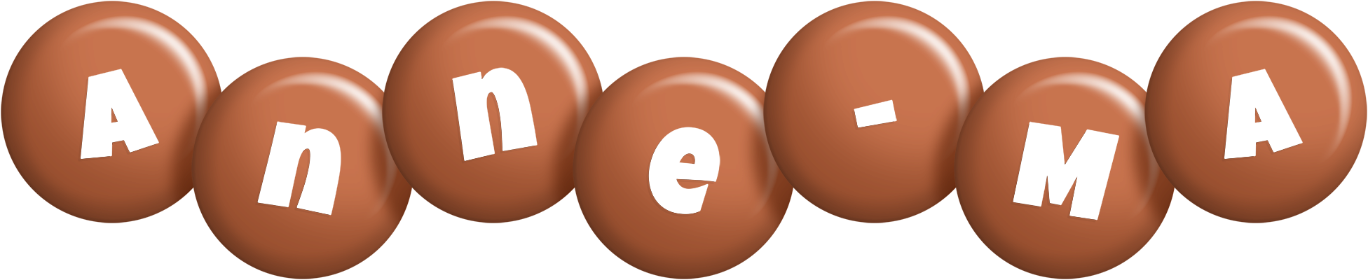 Anne-Ma candy-brown logo