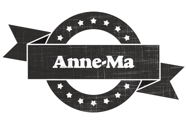 Anne-Ma grunge logo