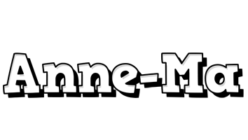 Anne-Ma snowing logo