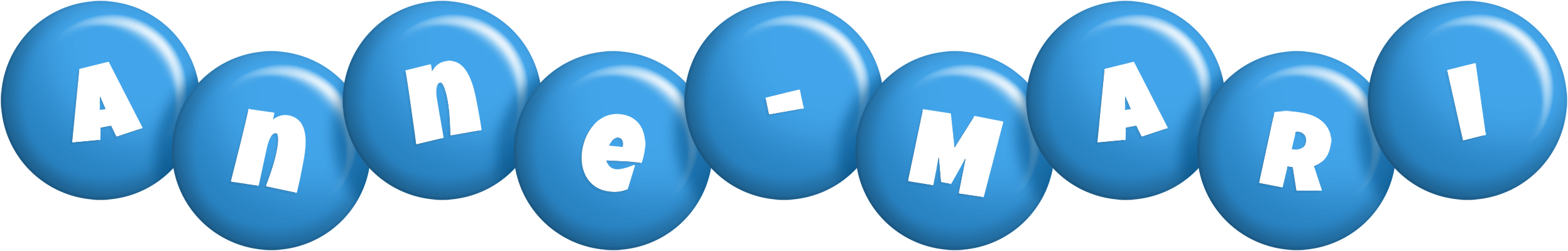Anne-Mari candy-blue logo