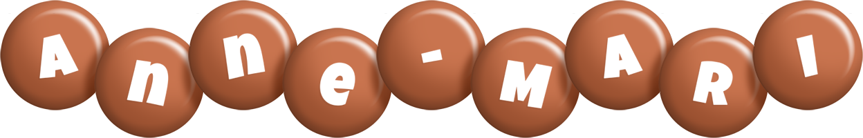 Anne-Mari candy-brown logo