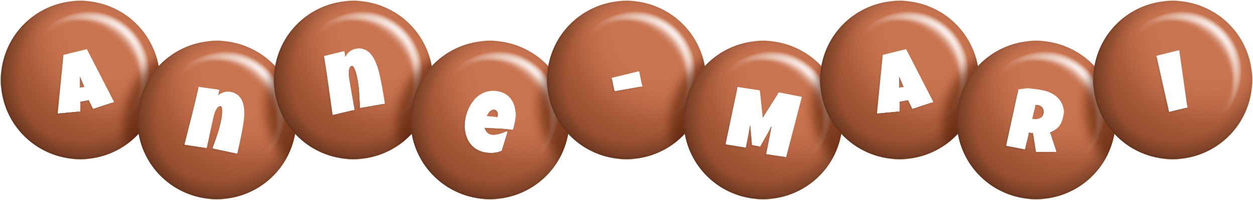 Anne-Mari candy-brown logo