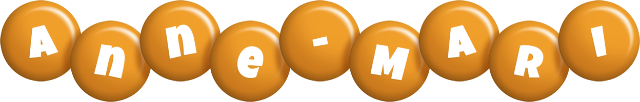 Anne-Mari candy-orange logo