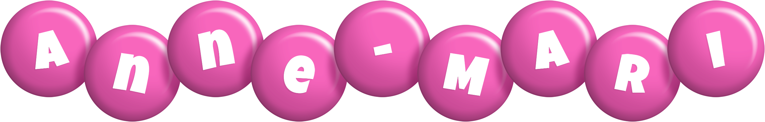 Anne-Mari candy-pink logo