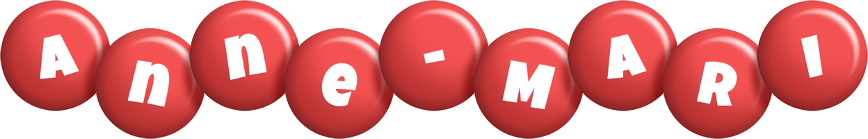 Anne-Mari candy-red logo