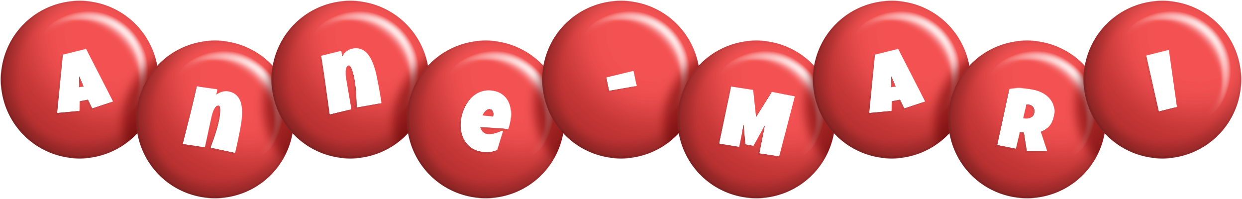 Anne-Mari candy-red logo