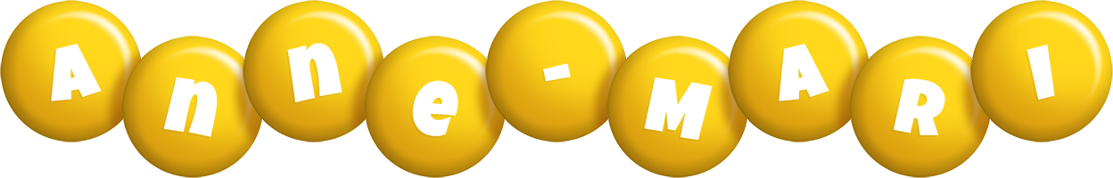 Anne-Mari candy-yellow logo