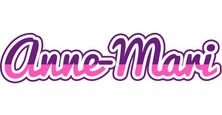 Anne-Mari cheerful logo