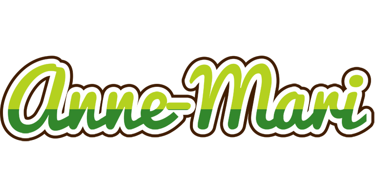 Anne-Mari golfing logo