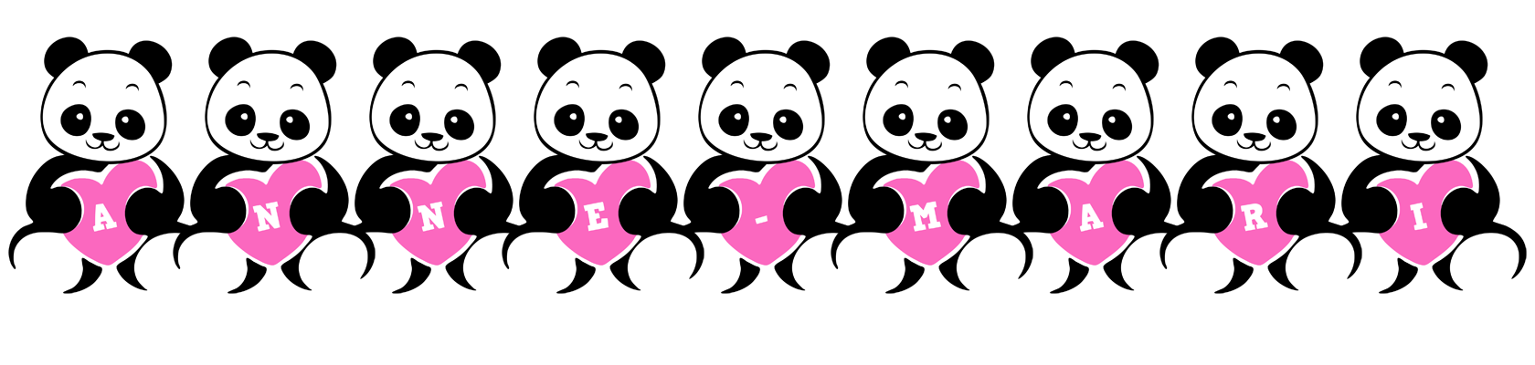 Anne-Mari love-panda logo