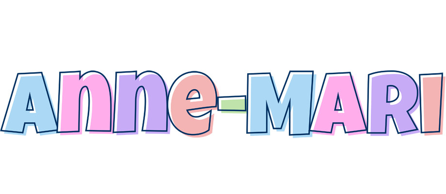 Anne-Mari pastel logo