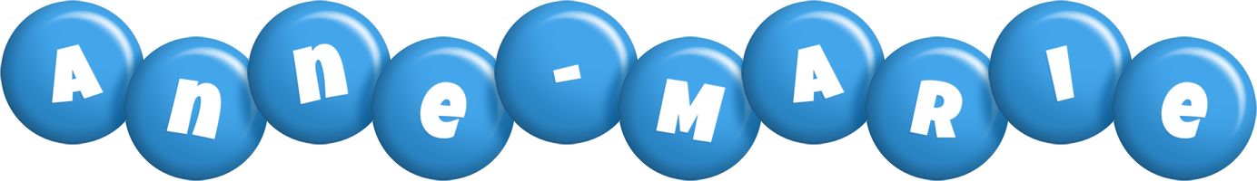 Anne-Marie candy-blue logo