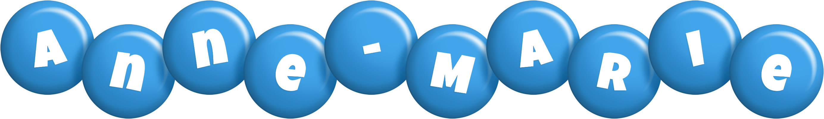 Anne-Marie candy-blue logo