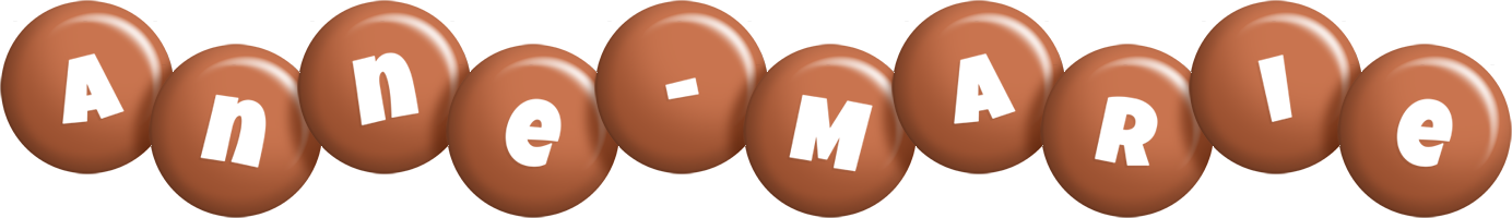 Anne-Marie candy-brown logo