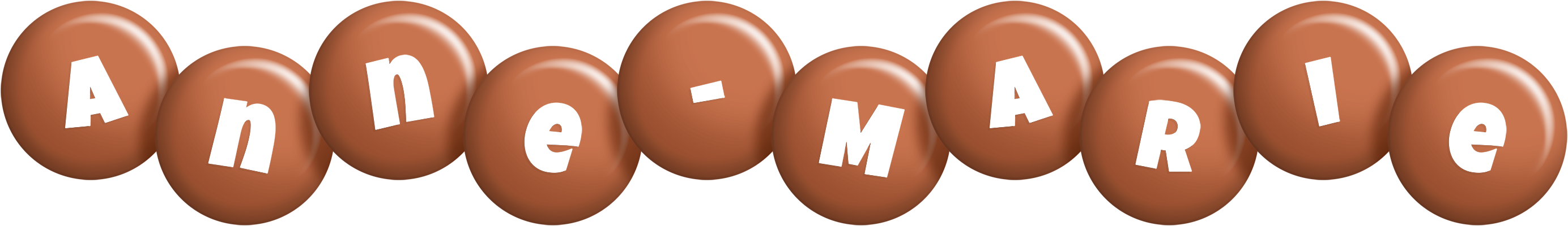 Anne-Marie candy-brown logo