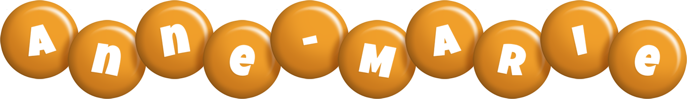 Anne-Marie candy-orange logo