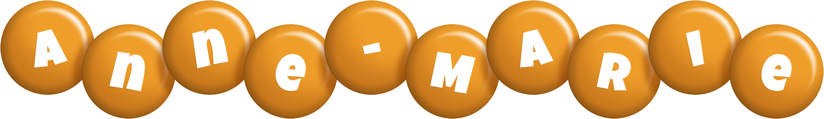 Anne-Marie candy-orange logo
