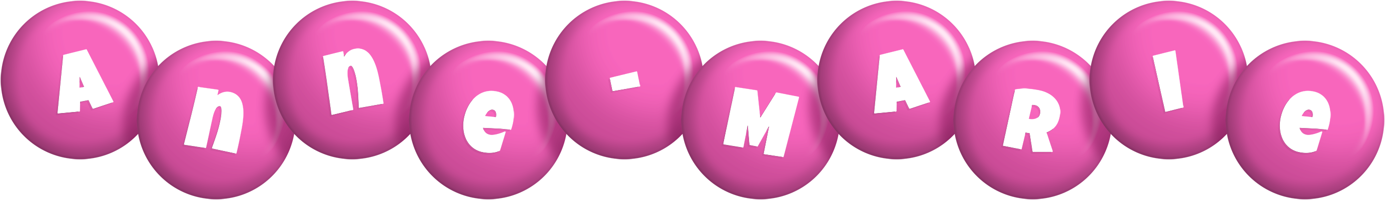 Anne-Marie candy-pink logo