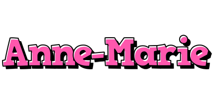 Anne-Marie girlish logo