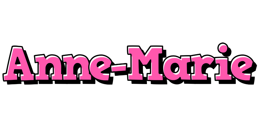 Anne-Marie girlish logo