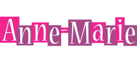 Anne-Marie whine logo