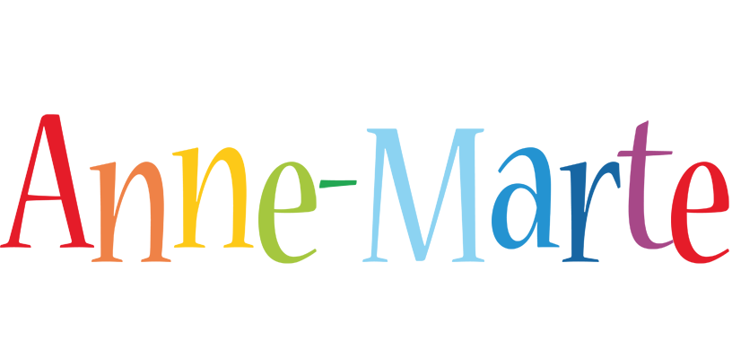 Anne-Marte birthday logo