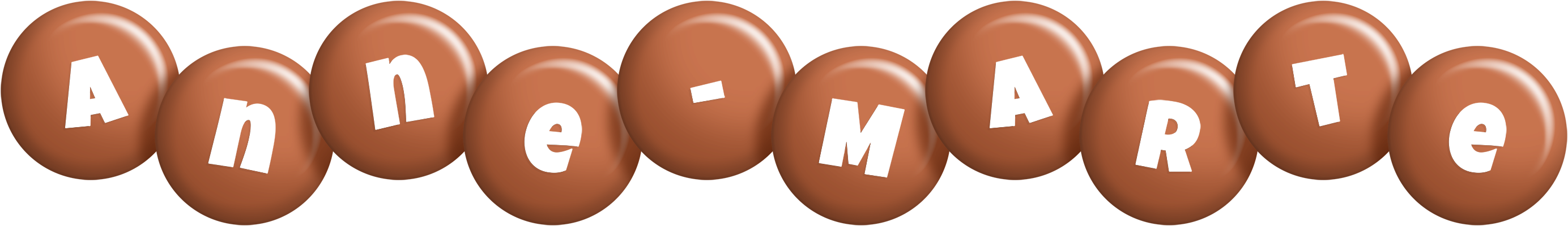 Anne-Marte candy-brown logo