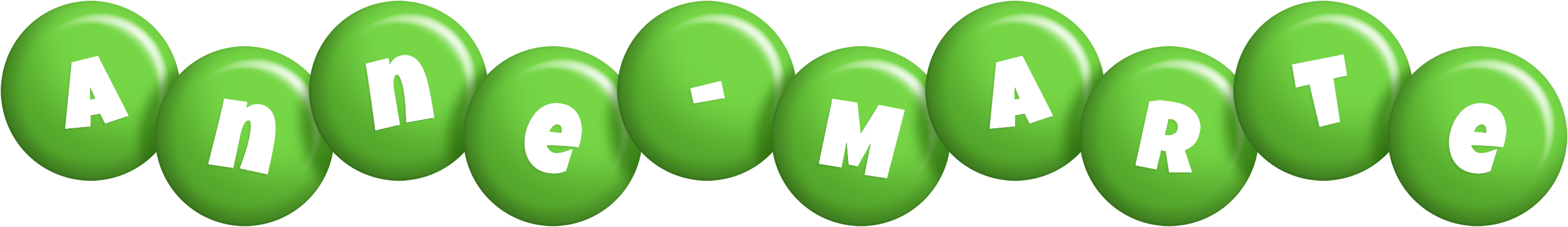 Anne-Marte candy-green logo