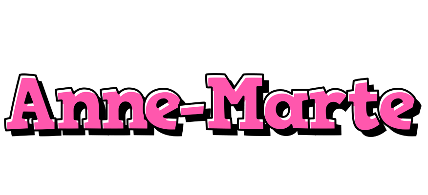 Anne-Marte girlish logo