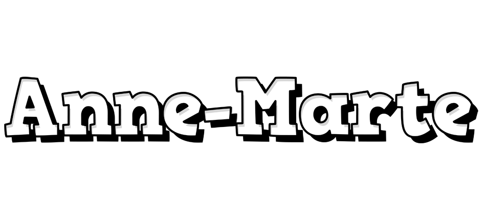 Anne-Marte snowing logo