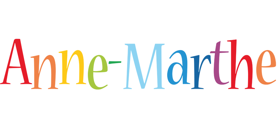 Anne-Marthe birthday logo