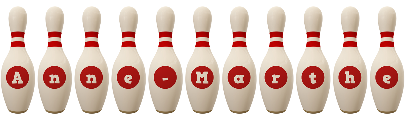 Anne-Marthe bowling-pin logo