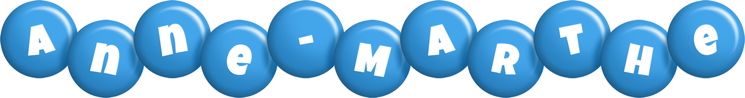 Anne-Marthe candy-blue logo