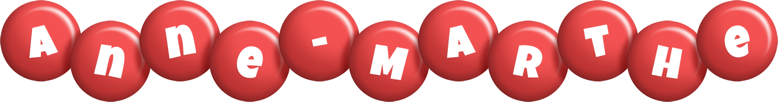 Anne-Marthe candy-red logo