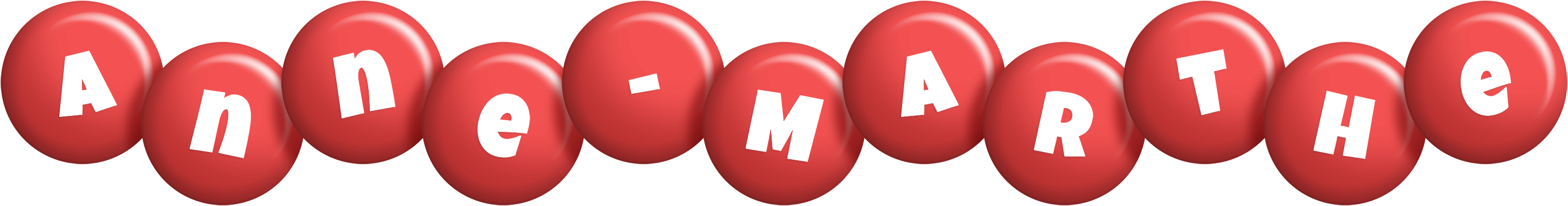 Anne-Marthe candy-red logo