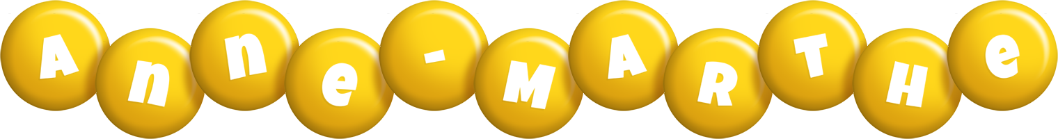 Anne-Marthe candy-yellow logo