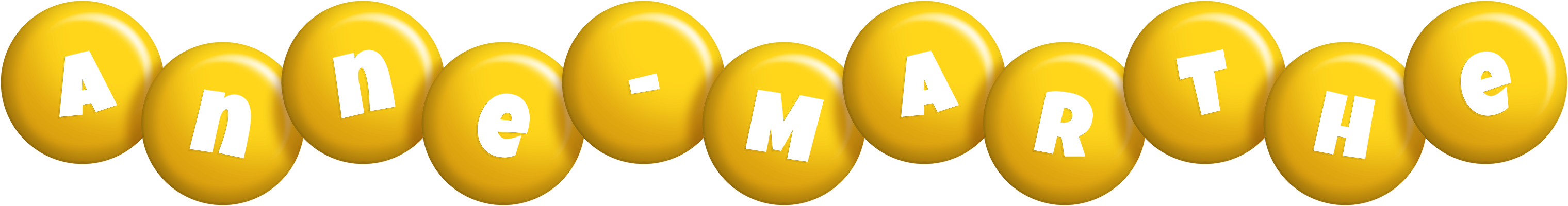 Anne-Marthe candy-yellow logo