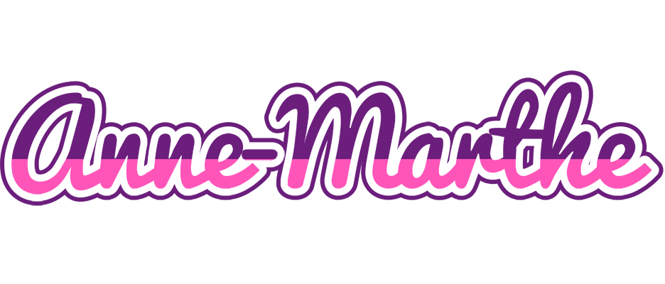 Anne-Marthe cheerful logo