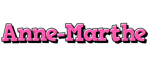 Anne-Marthe girlish logo