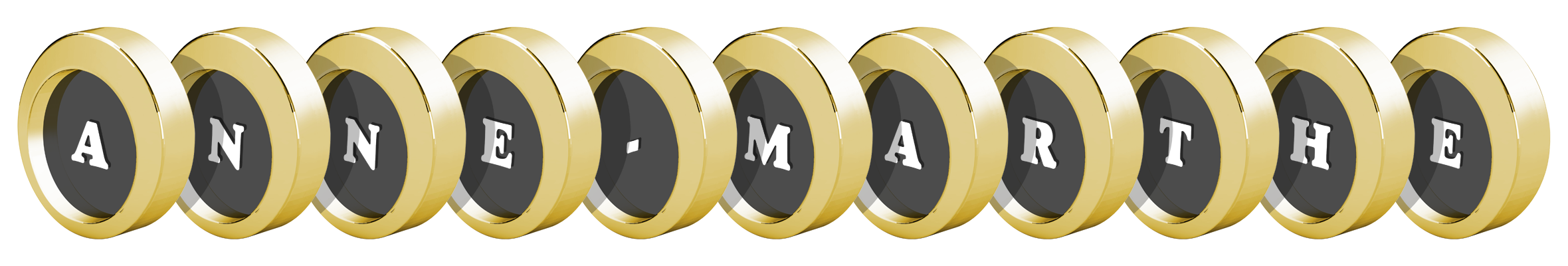Anne-Marthe gold logo