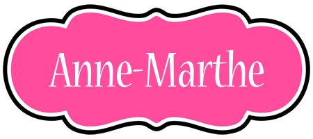 Anne-Marthe invitation logo