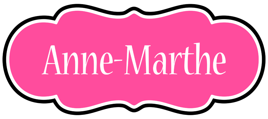 Anne-Marthe invitation logo