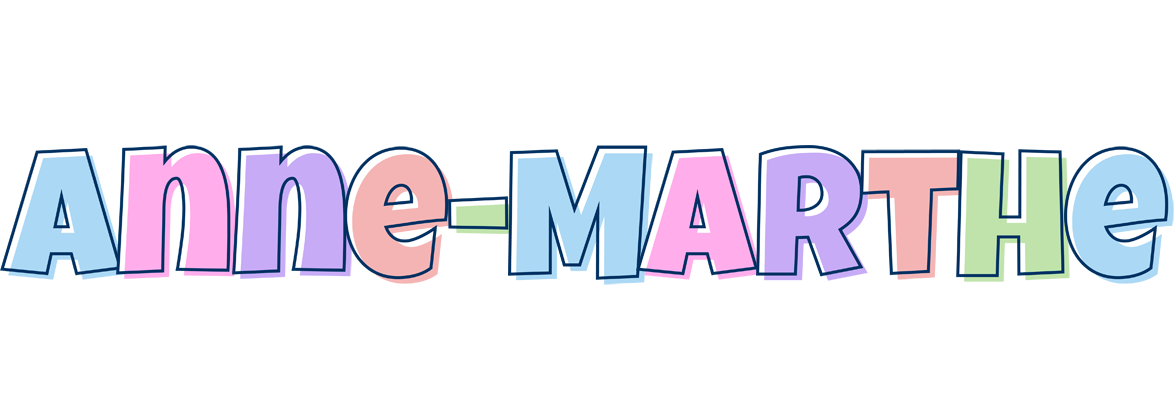 Anne-Marthe pastel logo
