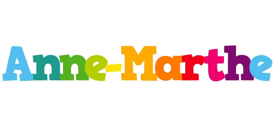 Anne-Marthe rainbows logo