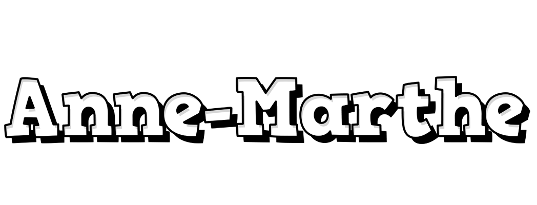 Anne-Marthe snowing logo