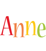 Anne birthday logo