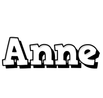 Anne snowing logo