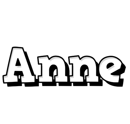 Anne snowing logo
